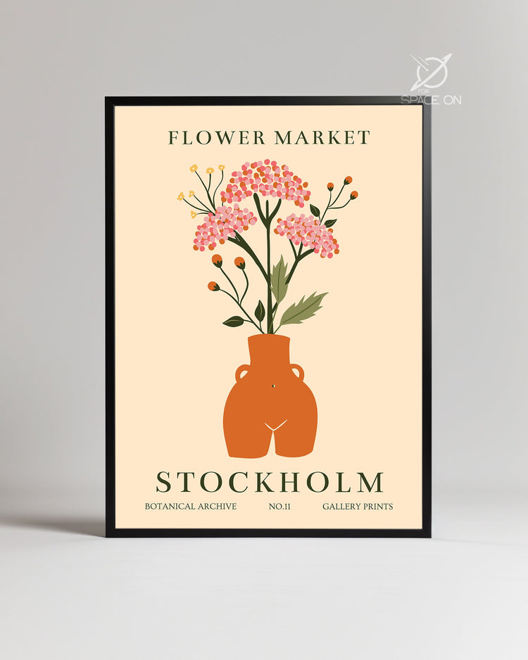 Stockholm Vase Poster Tablosu