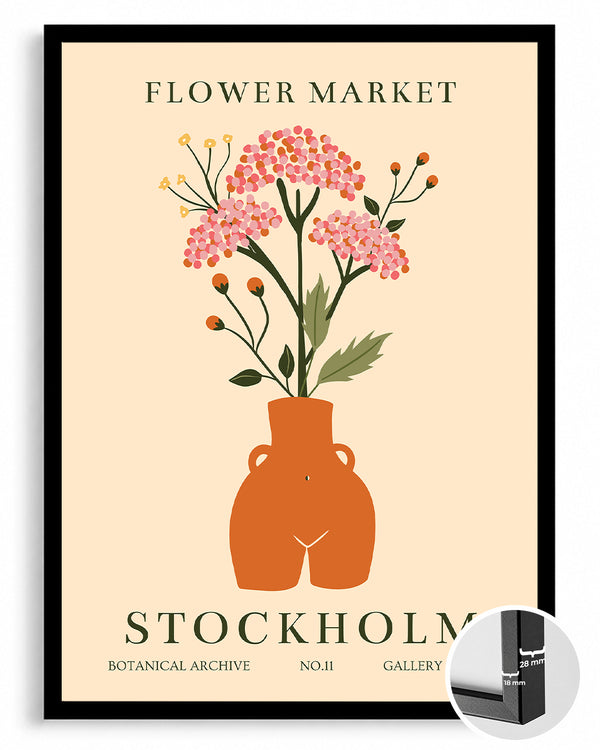 Stockholm Vase Poster Tablosu