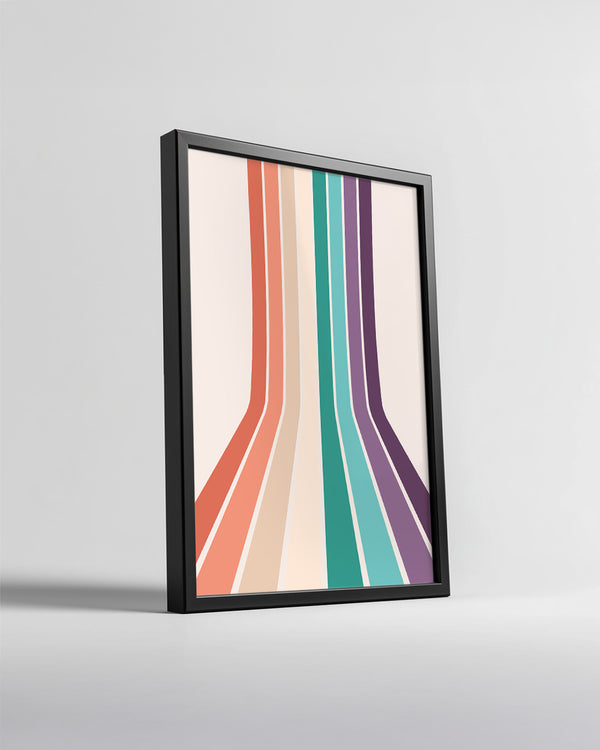 Stripe Road Poster Tablosu