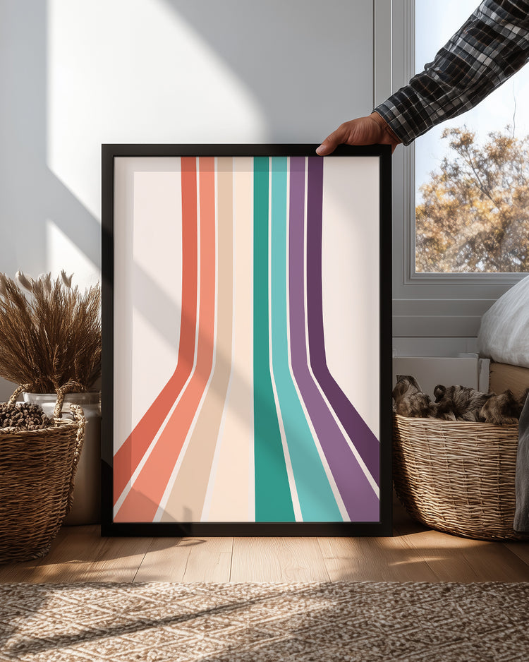 Stripe Road Poster Tablosu