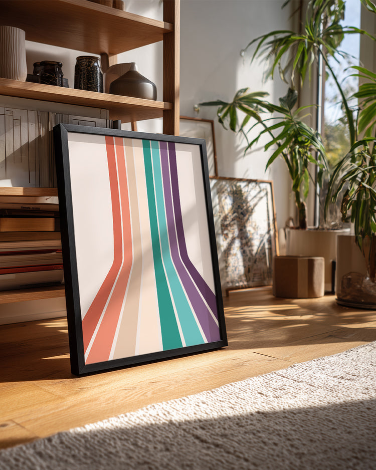 Stripe Road Poster Tablosu