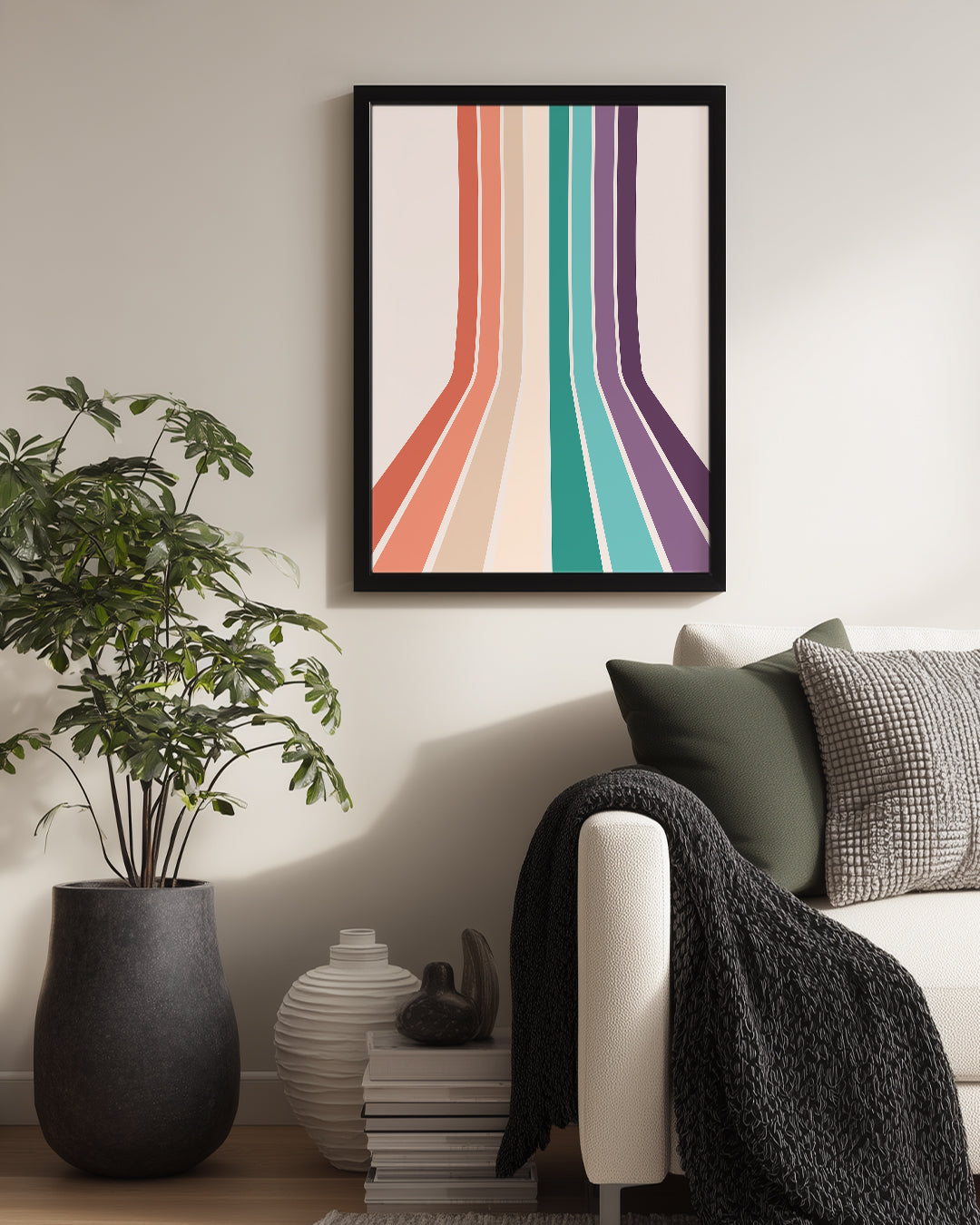 Stripe Road Poster Tablosu