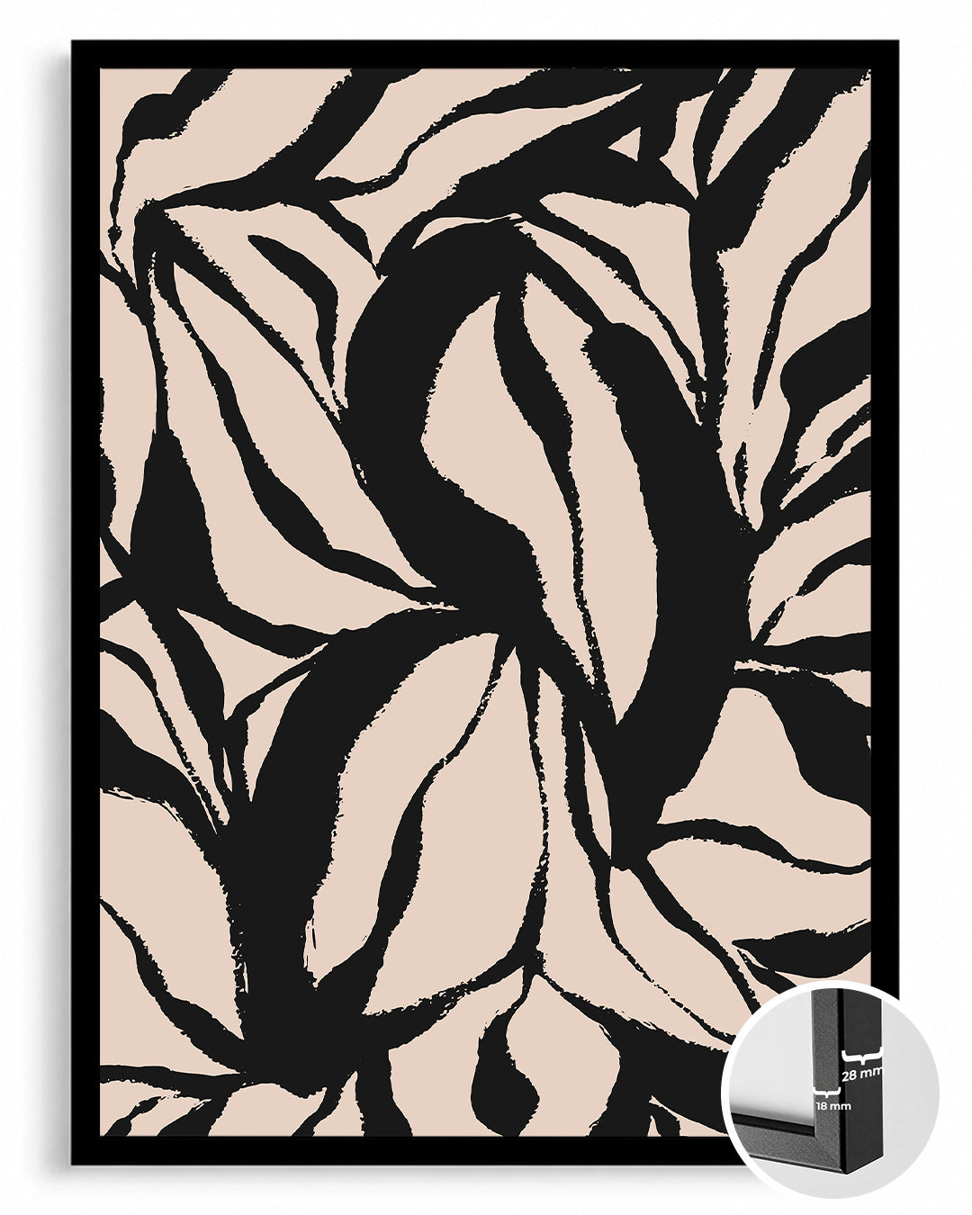 Stroke Art Poster Tablosu