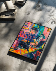 Study Cats Poster Tablosu