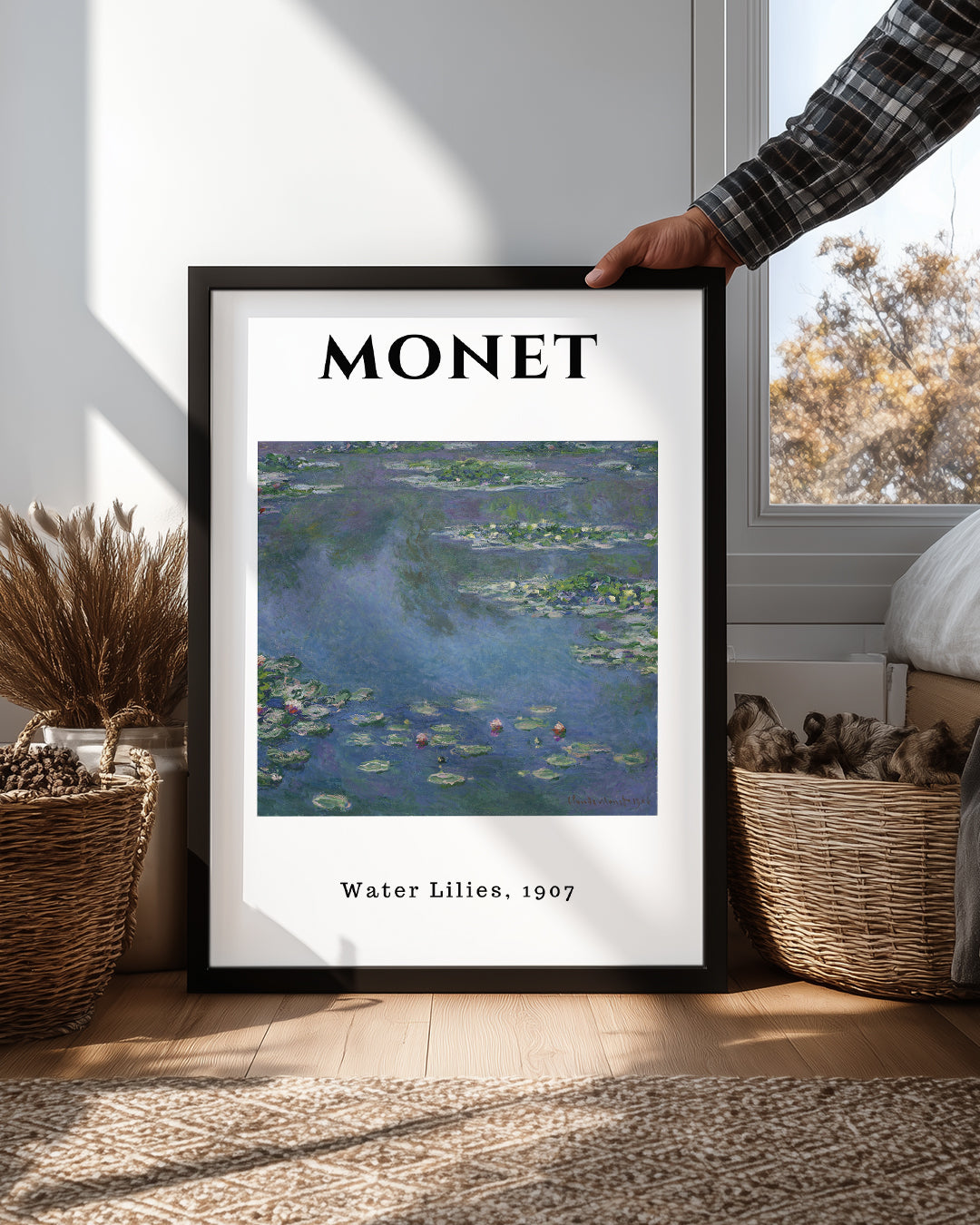 Su Lilileri - Claude Monet - 1907 Poster Tablosu