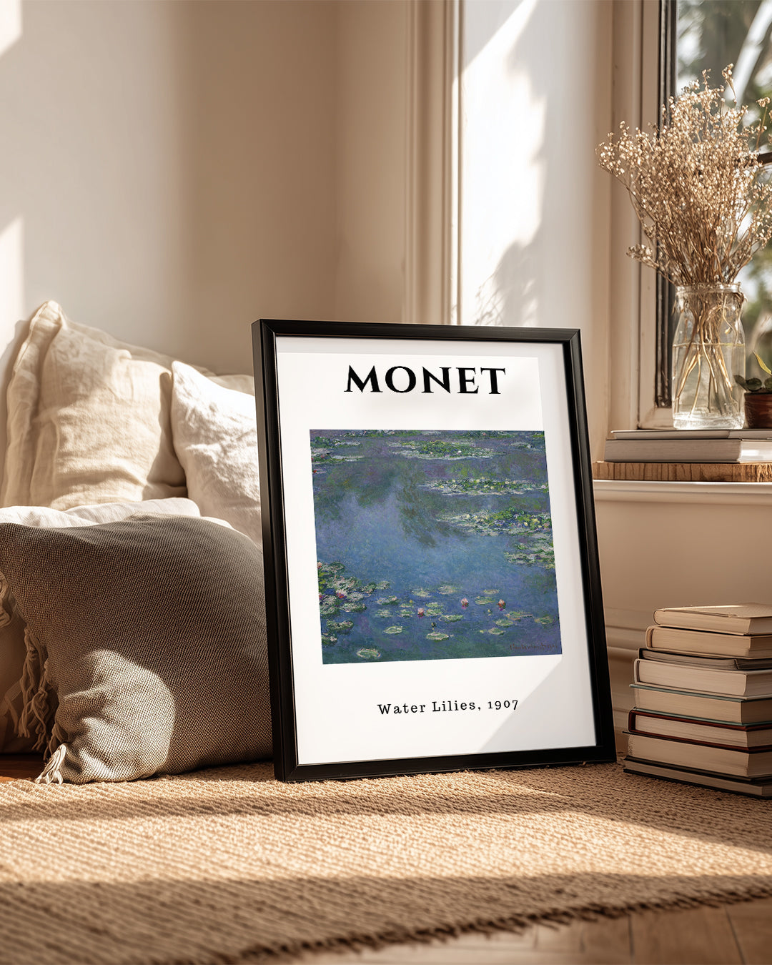 Su Lilileri - Claude Monet - 1907 Poster Tablosu