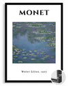 Su Lilileri - Claude Monet - 1907 Poster Tablosu