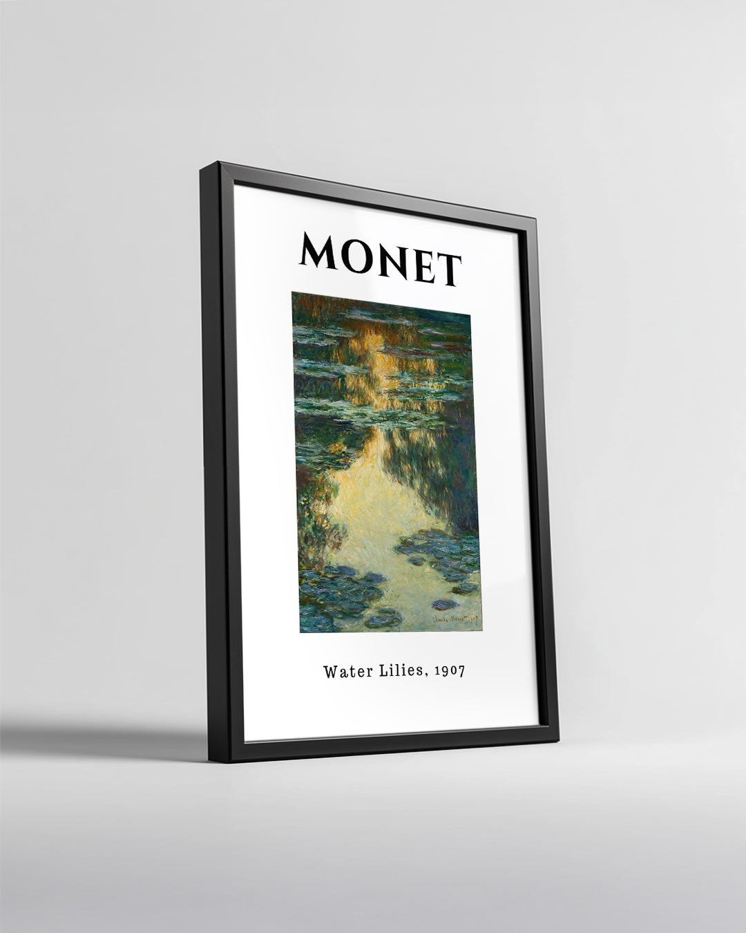 Su Zambakları - Claude Monet - 1907 Poster Tablosu