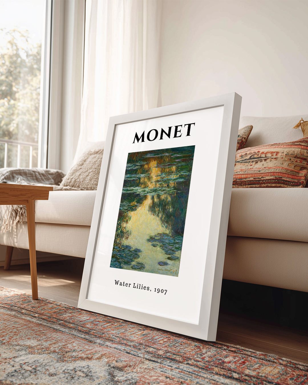 Su Zambakları - Claude Monet - 1907 Poster Tablosu