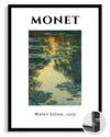 Su Zambakları - Claude Monet - 1907 Poster Tablosu