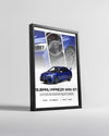 Subaru Impreza WRX STI Poster Tablosu