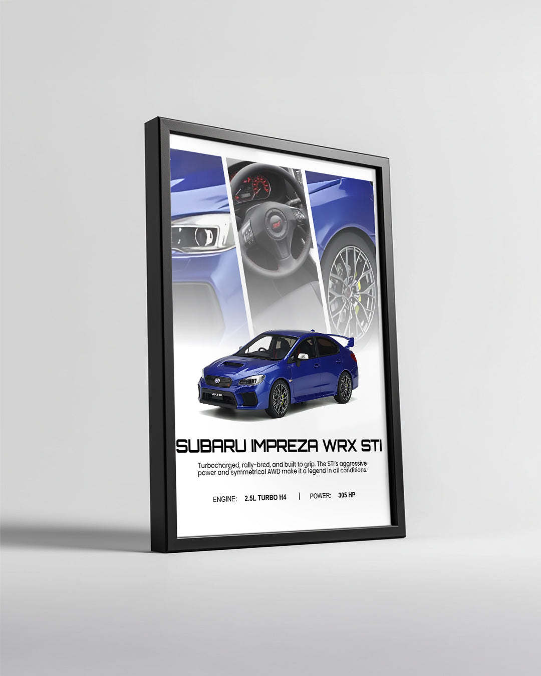 Subaru Impreza WRX STI Poster Tablosu