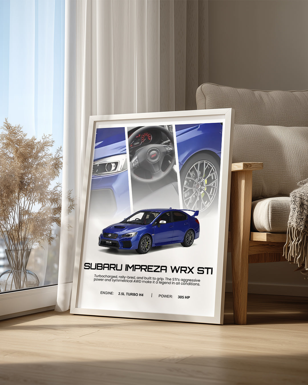 Subaru Impreza WRX STI Poster Tablosu