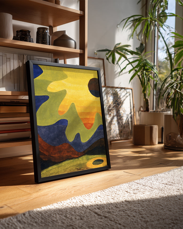 Sun Abstract Poster Tablosu