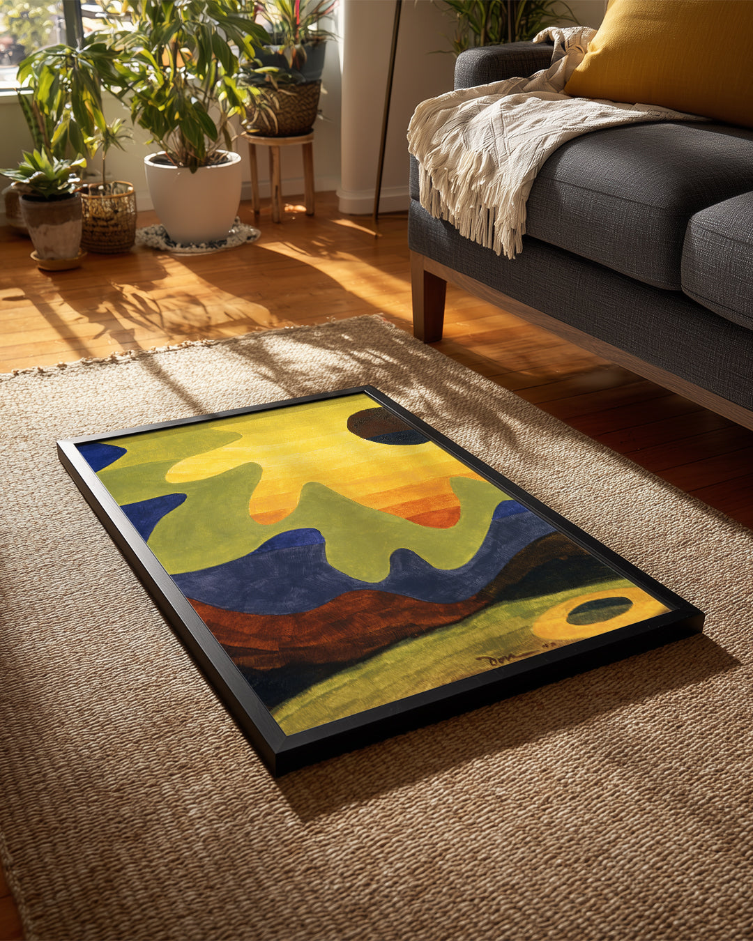 Sun Abstract Poster Tablosu