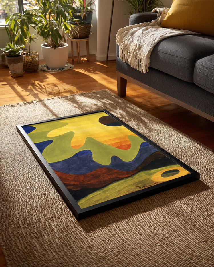 Sun Abstract Poster Tablosu