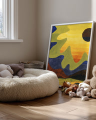 Sun Abstract Poster Tablosu