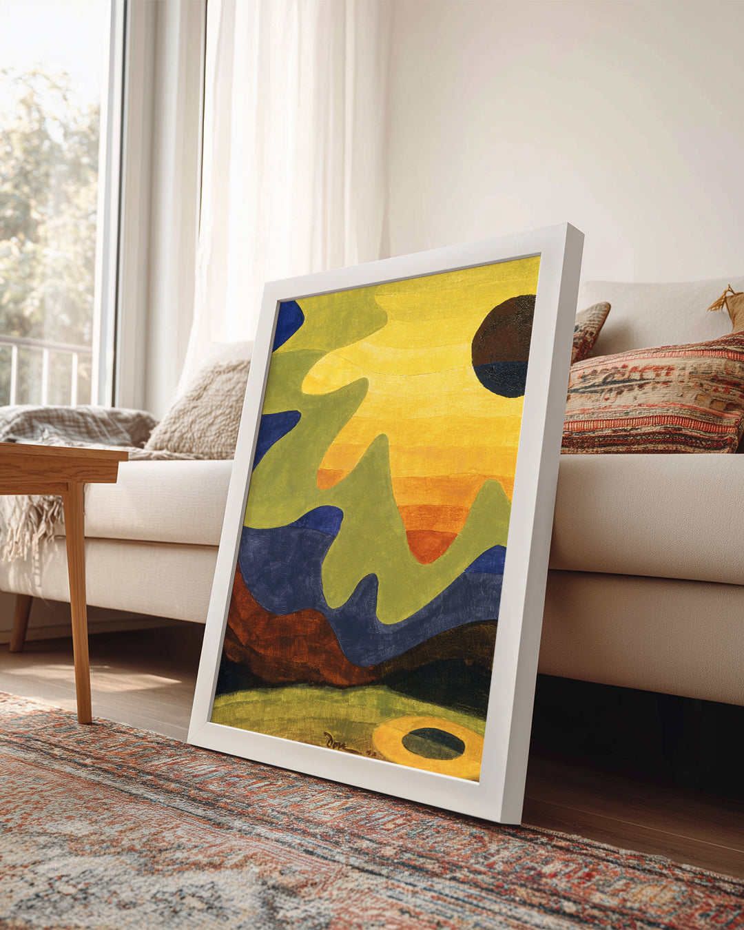 Sun Abstract Poster Tablosu