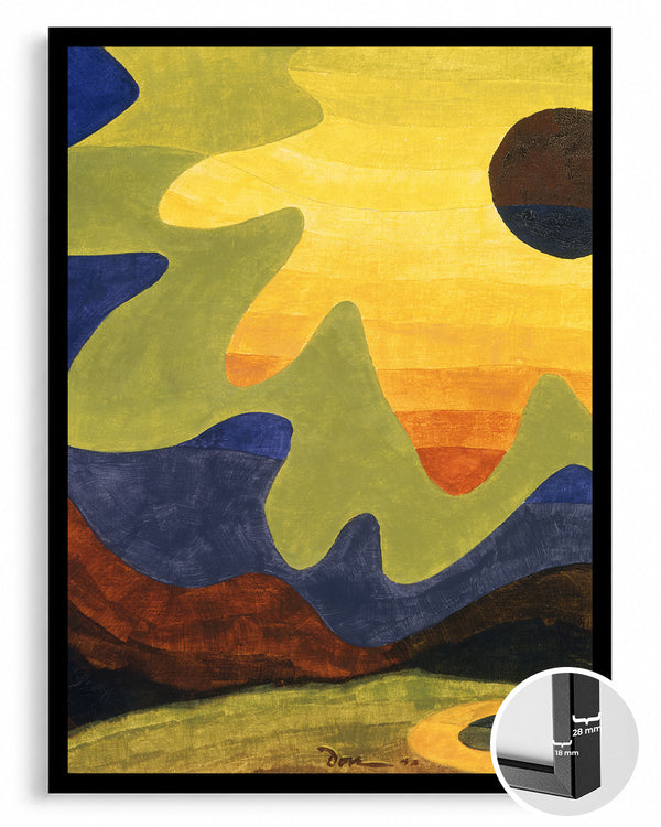 Sun Abstract Poster Tablosu