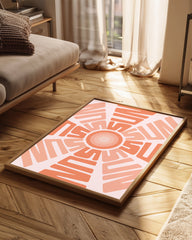 Sun Burst Poster Tablosu