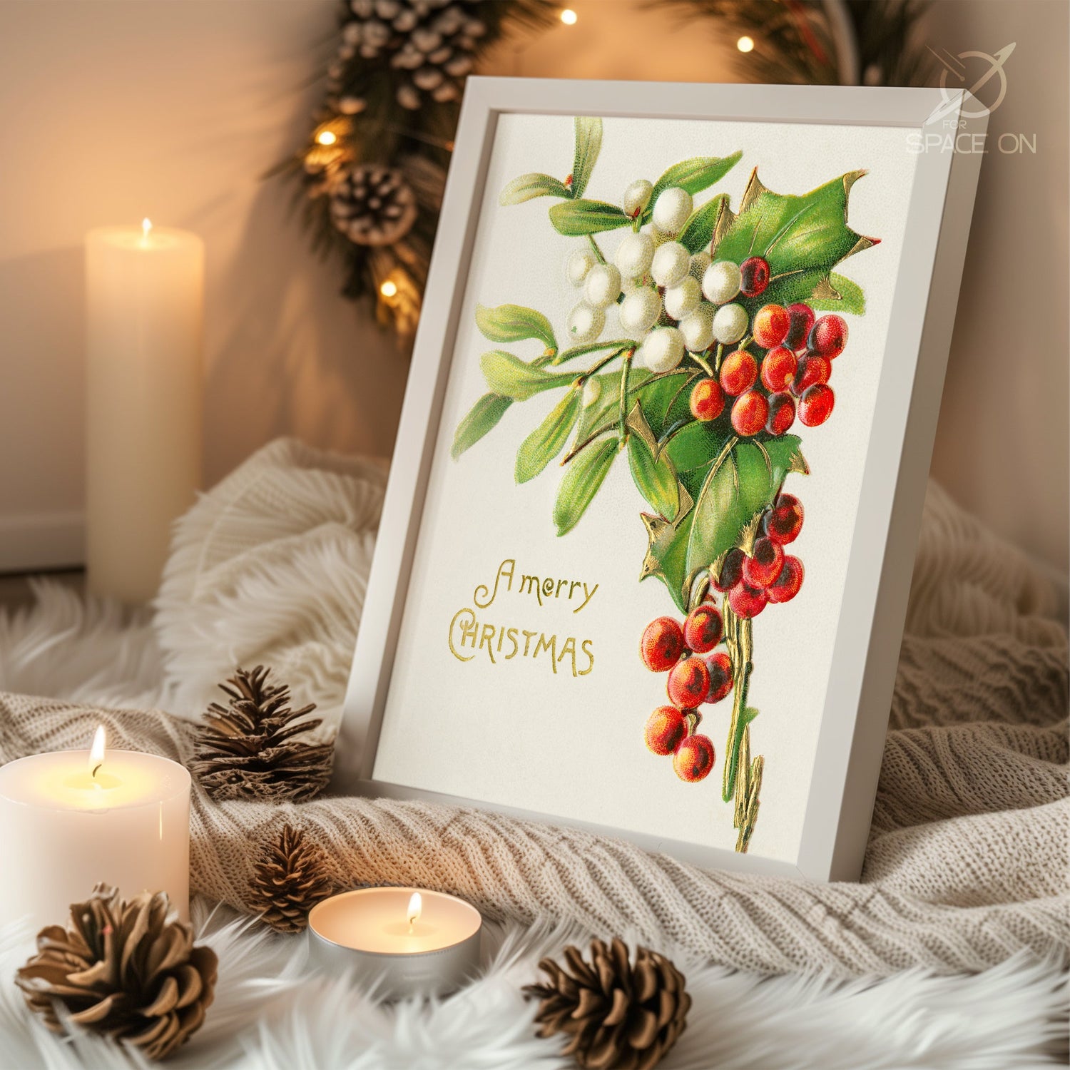 Sunrise Snowman View Poster Tablosu