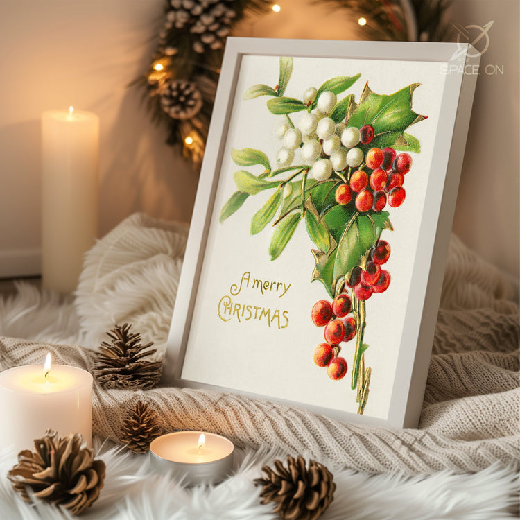 Sunrise Snowman View Poster Tablosu