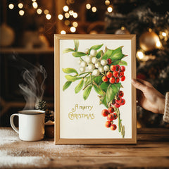 Sunrise Snowman View Poster Tablosu