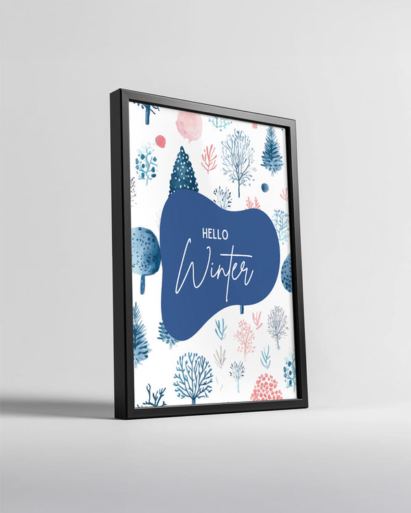 Surreal Winter Sky Poster Tablosu