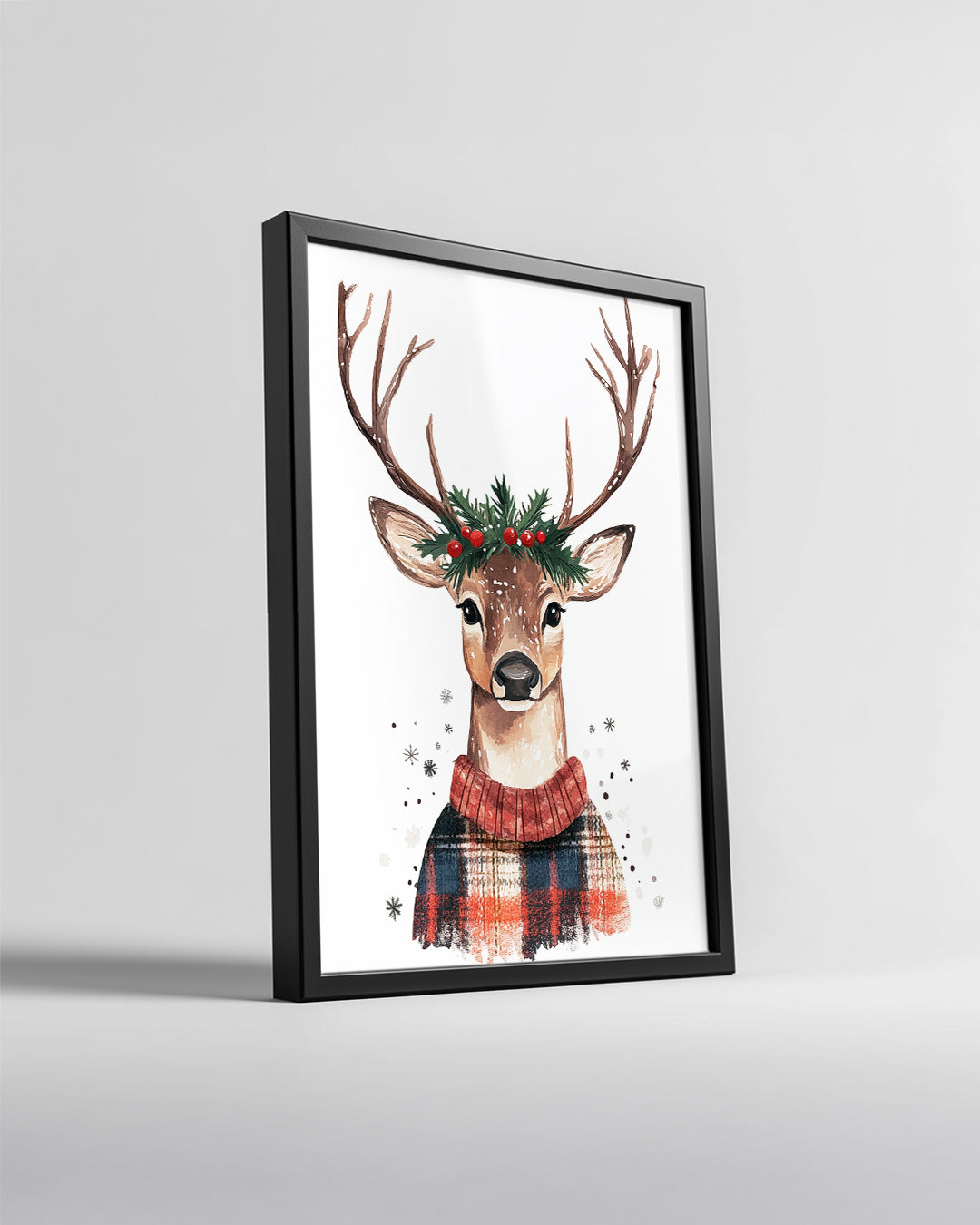 Swan Frozen Lake Poster Tablosu