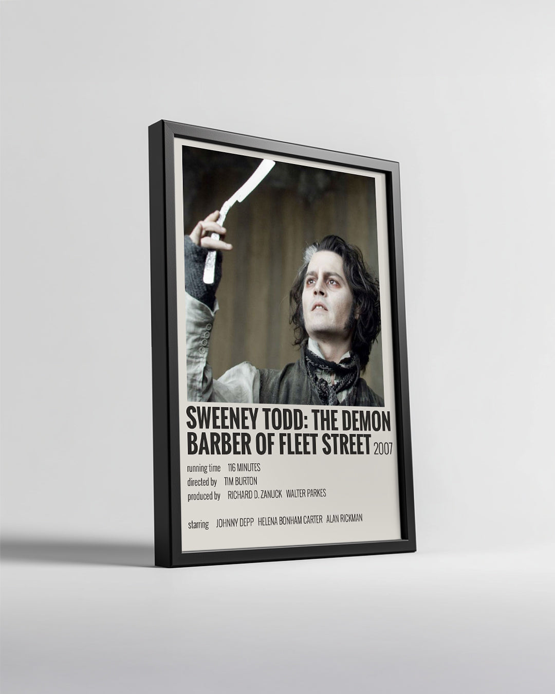 Sweeney Todd The Demon Barber Of Fleet Street Poster Tablosu