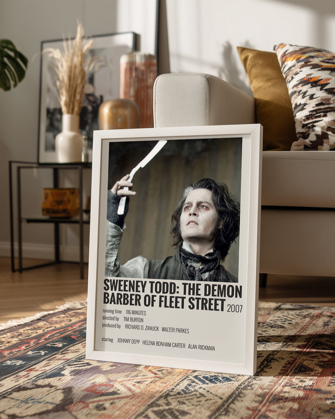 Sweeney Todd The Demon Barber Of Fleet Street Poster Tablosu