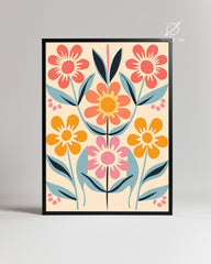 Symmetric Folk Poster Tablosu