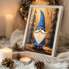 Tabby Cat Holiday Poster Tablosu