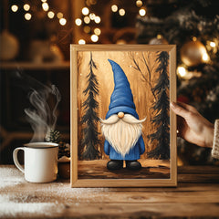 Tabby Cat Holiday Poster Tablosu