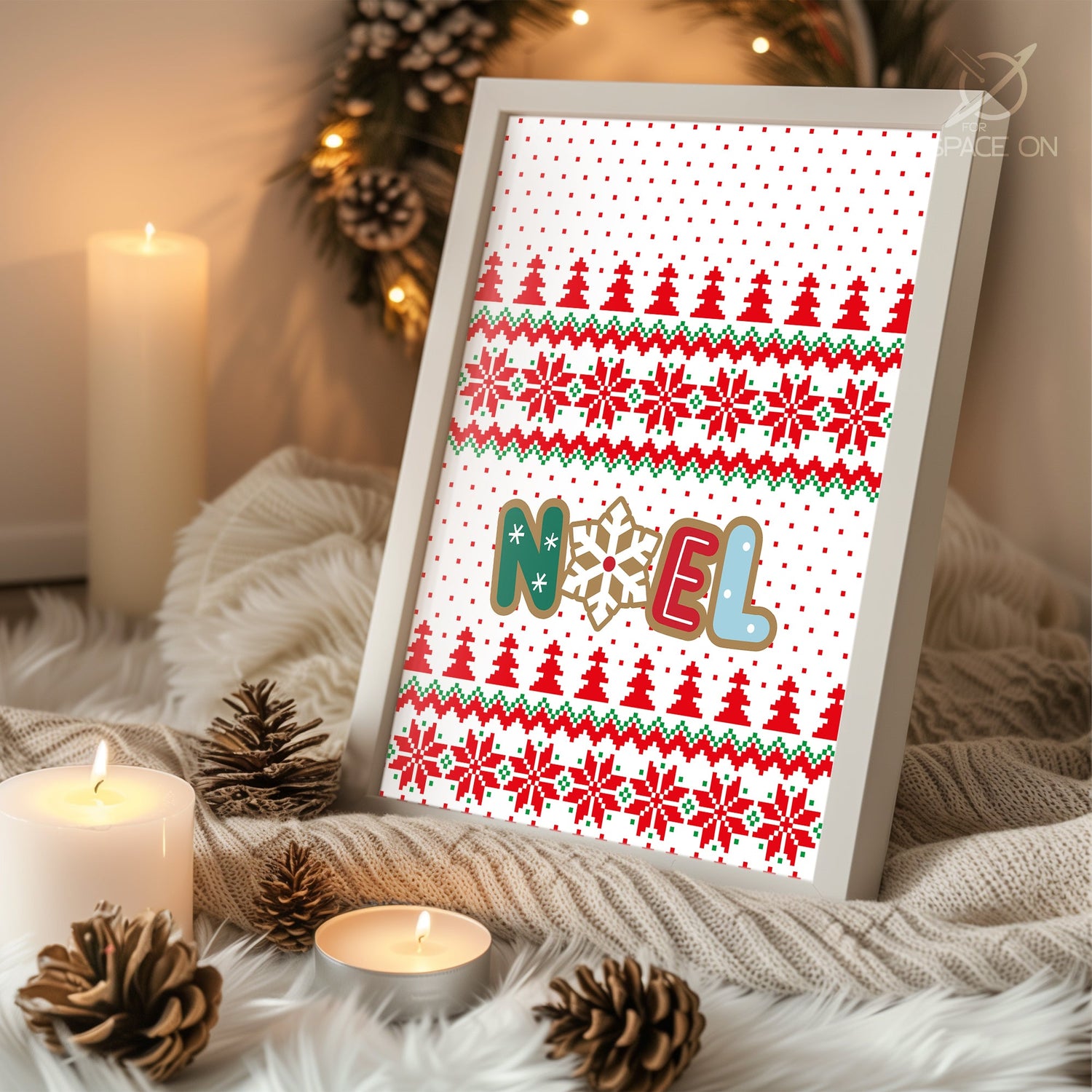 Tabletop Mini Tree Poster Tablosu