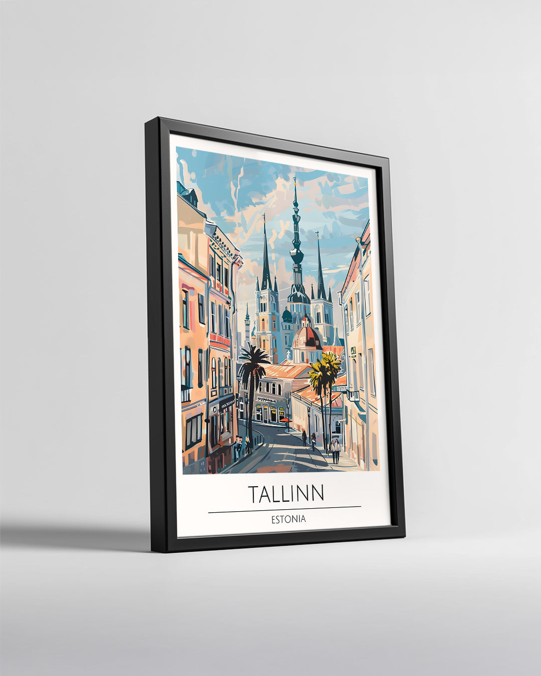 Tallinn Estonya Poster Tablosu