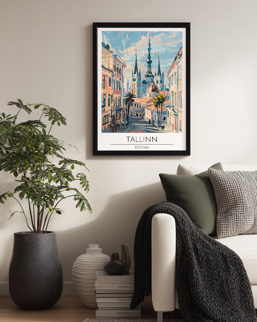 Tallinn Estonya Poster Tablosu