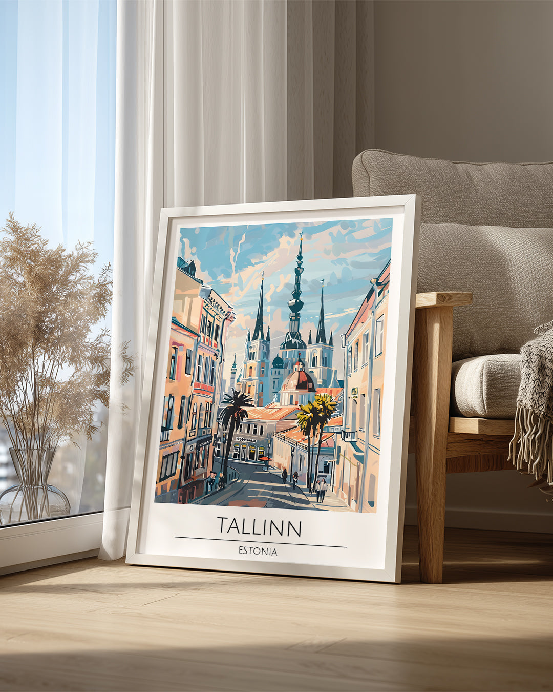Tallinn Estonya Poster Tablosu