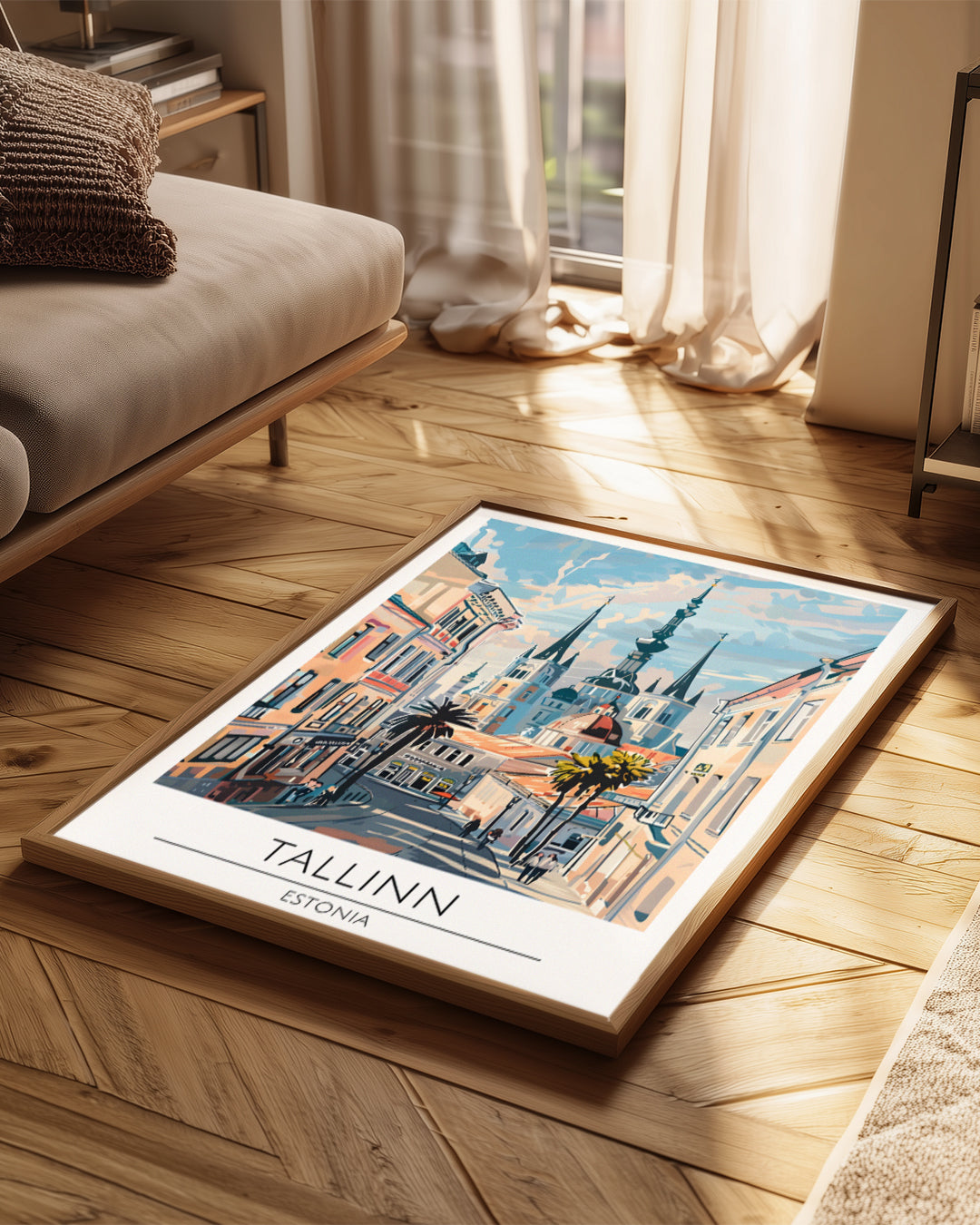 Tallinn Estonya Poster Tablosu