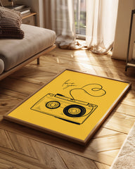 Tape Heart Poster Tablosu