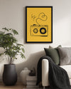 Tape Heart Poster Tablosu