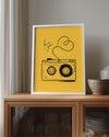 Tape Heart Poster Tablosu