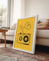 Tape Heart Poster Tablosu