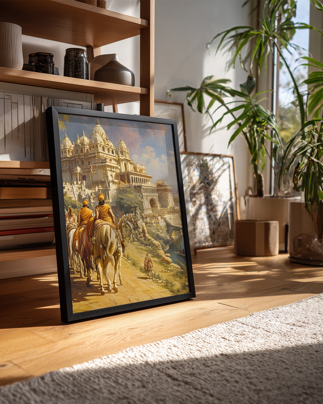 Tarihi Saray Manzarası - Büyüleyici Yolculuk Sahneleri Poster Tablosu