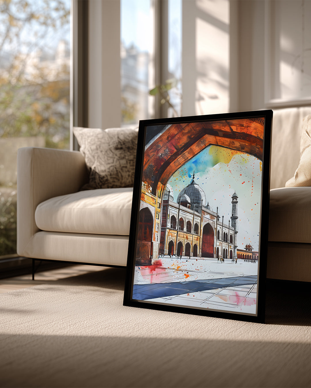 Tarihi Yapı Görselliği - Muhteşem Mimari Detaylar Poster Tablosu