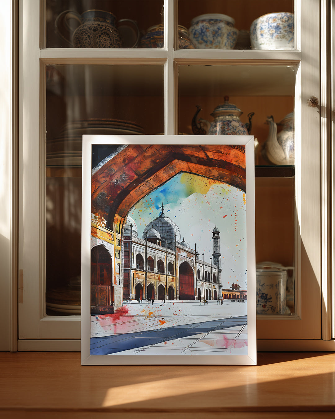 Tarihi Yapı Görselliği - Muhteşem Mimari Detaylar Poster Tablosu