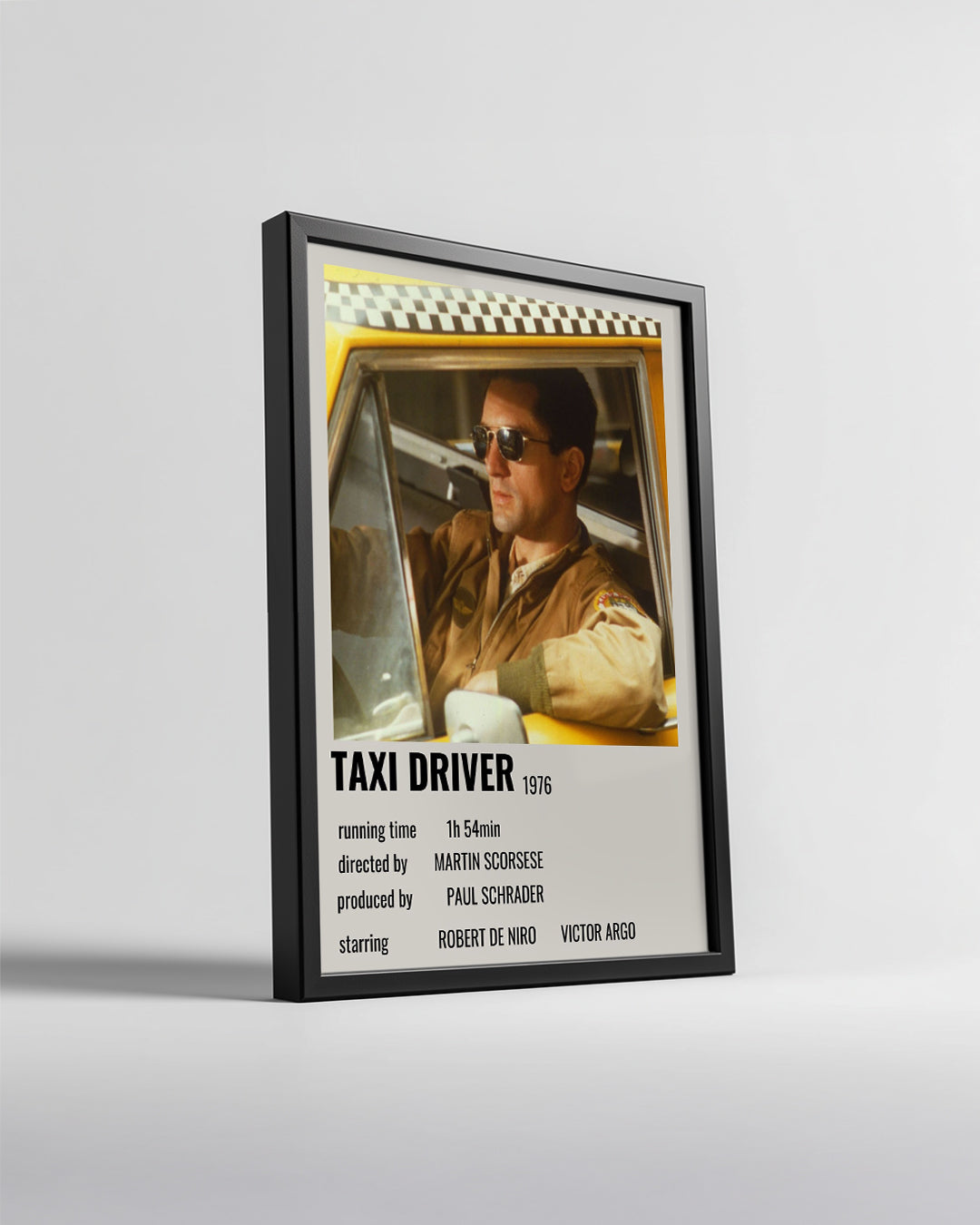 Taxi Driver Poster Tablosu