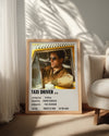 Taxi Driver Poster Tablosu