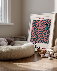 Teal Pink Poster Tablosu