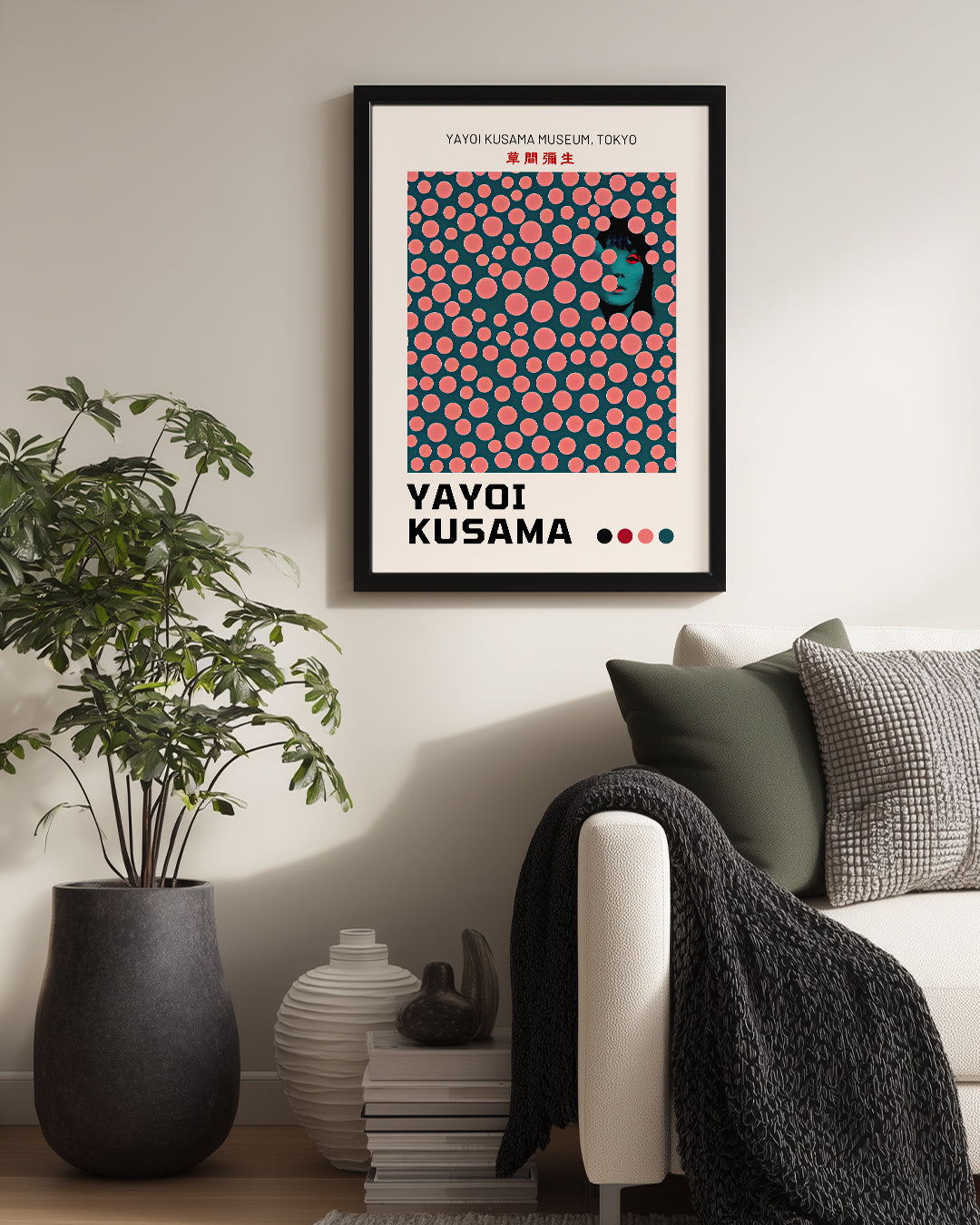 Teal Pink Poster Tablosu